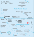Kiribati Starbuck Highlighted - Mapsof.Net Map