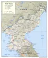 Korea North Shaded Relief - Mapsof.net