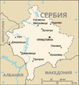 Kosovo Map Rus - Mapsof.net