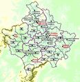 Kosovo Political - Mapsof.net