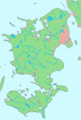 La2 Demis Sjaelland - Mapsof.Net Map