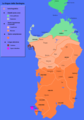 Languages Map of Sardinia - Mapsof.Net Map