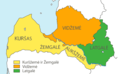 Latvian Regions And Latvians (lt) - Mapsof.Net Map
