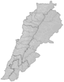 Lebanon Municipalities - Mapsof.Net Map