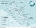 Liberia - Mapsof.Net Map