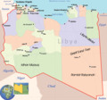 Libya Political Map - Mapsof.Net Map
