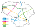 Lithuania Roads (e) - Mapsof.net