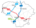 Lithuania Roads (ten) - Mapsof.net