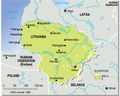 Lithuania Topographic Map - Mapsof.net