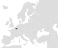 Location Map For Wallonia In Europe - Mapsof.Net Map