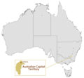 Location Map of Canberra - Mapsof.Net Map