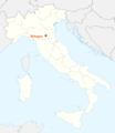 Location of Bologna Map - Mapsof.Net Map
