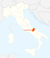 Location of Campobasso Map - Mapsof.Net Map