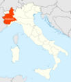 Location of Piedmont Map - Mapsof.Net Map