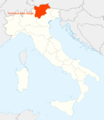 Location of Trentino Alto Adige Map - Mapsof.Net Map