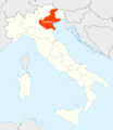 Location of Veneto Map - Mapsof.Net Map