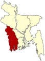 Locmap Bangladesh Khulna - Mapsof.Net Map