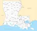 Louisiana Cities And Towns - Mapsof.Net Map