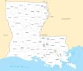 Louisiana County Map - Mapsof.Net Map