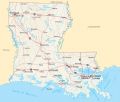 Louisiana Reference Map - Mapsof.Net Map