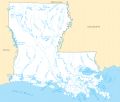 Louisiana Rivers And Lakes - Mapsof.Net Map