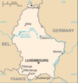 Luxembourg Cia Wfb Map - Mapsof.Net Map