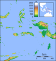 Maluku Locator Topography - Mapsof.net
