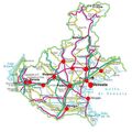 Map Veneto - Mapsof.Net Map