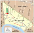 Map Khlong Toei Src Eng - Mapsof.Net Map