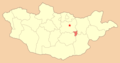 Map Mn Gobisumber Aimag - Mapsof.Net Map
