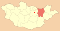 Map Mn Khentii Aimag - Mapsof.Net Map