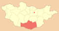 Map Mn Umnugobi Aimag - Mapsof.Net Map
