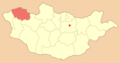 Map Mn Uvs Aimag - Mapsof.Net Map