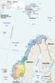 Map Norway Political Geo - Mapsof.net