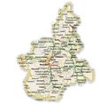 Map of Piedmont - Mapsof.Net Map