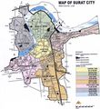 Map of Surat - Mapsof.Net Map