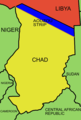 Map of Aouzou Stip Chad - Mapsof.Net Map