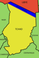 Map of Aouzou Stip Chadfr - Mapsof.Net Map