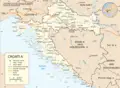 Map of Croatia Un - Mapsof.Net Map