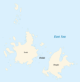 Map of Dokdo - Mapsof.Net Map