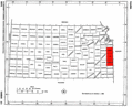 Map of Kansas Highlighting East Central Kansas - Mapsof.Net Map