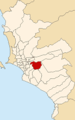 Map of Lima Highlighting La Molina - Mapsof.net