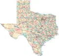 Map of Texas Cities And Counties - Mapsof.Net Map