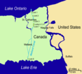 Map of the Welland Canal - Mapsof.Net Map