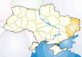 Map of Ukraine Political Simple Donbass - Mapsof.net