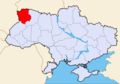 Map of Ukraine Political Simple Oblast Wolhynien - Mapsof.net