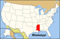 Map of Usa Ms Named - Mapsof.Net Map