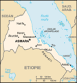 Mapa Eritreje - Mapsof.Net Map
