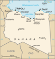 Mapa Libye - Mapsof.Net Map