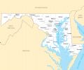 Maryland Cities And Towns - Mapsof.Net Map